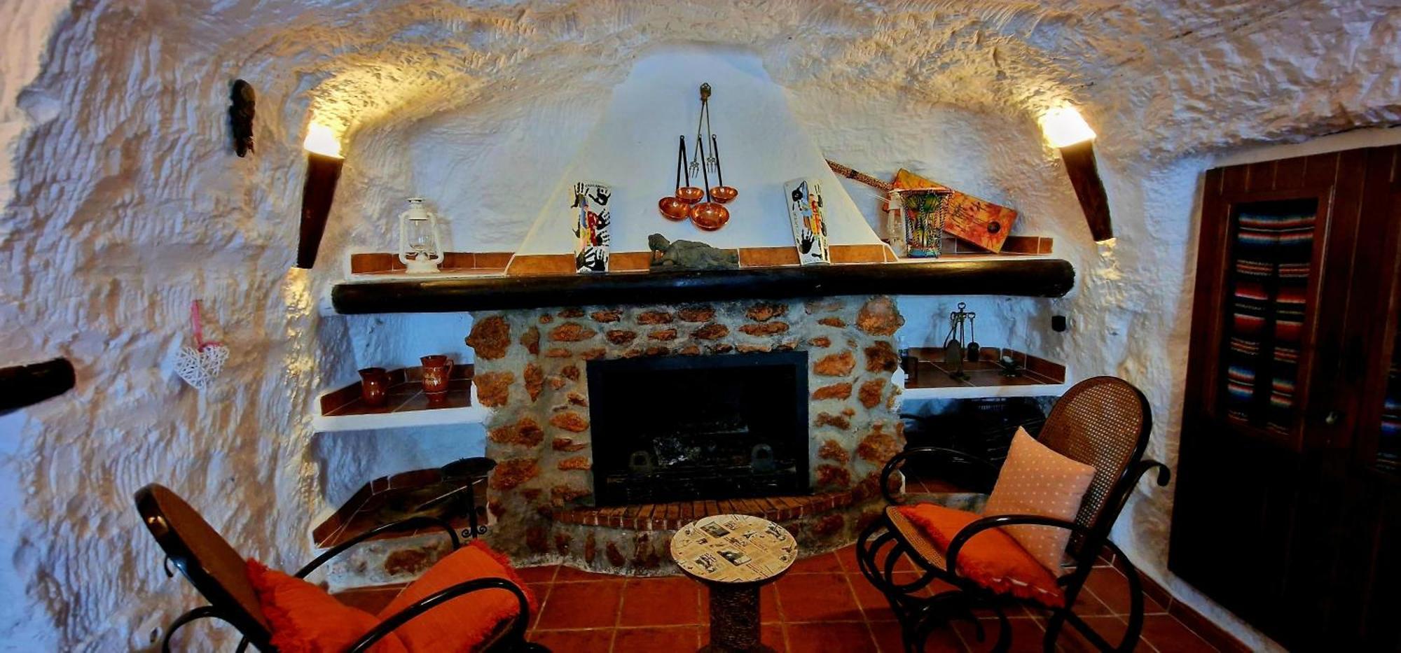 Casa Cueva Cascamorras "Capricho Andaluz" バサ エクステリア 写真