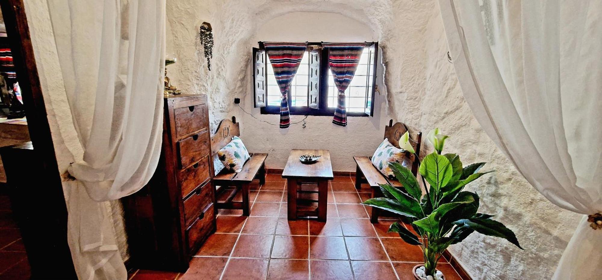 Casa Cueva Cascamorras "Capricho Andaluz" バサ エクステリア 写真