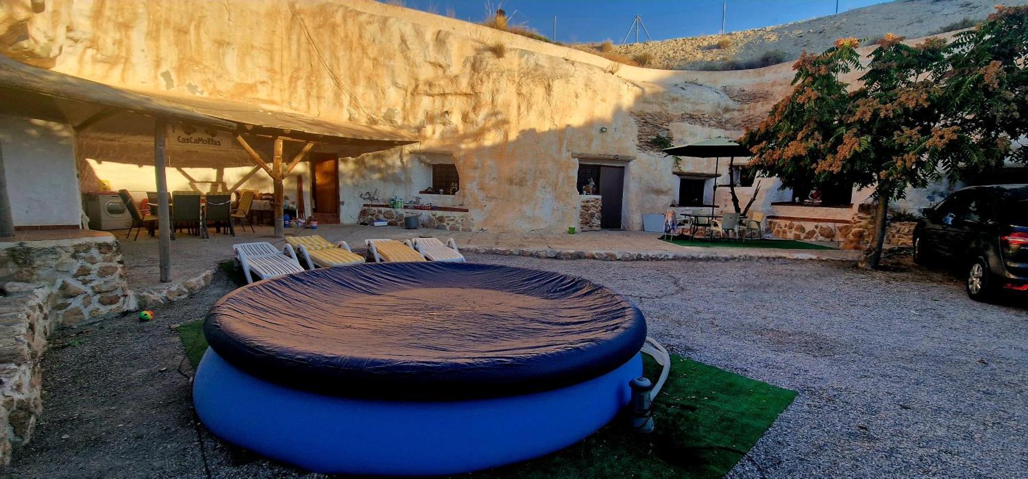 Casa Cueva Cascamorras "Capricho Andaluz" バサ エクステリア 写真